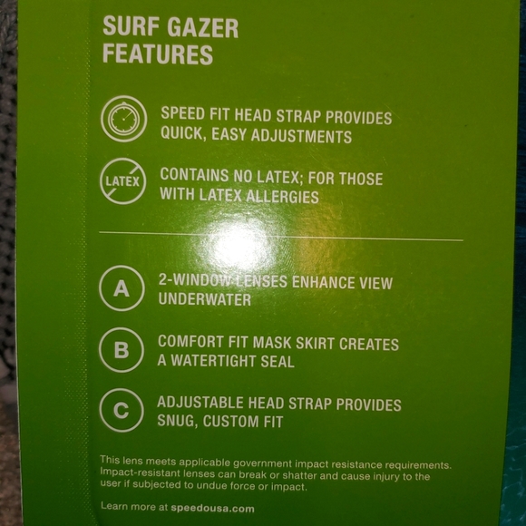 SPEEDO Swim/Dive Kids Masks - Picture 5 of 6